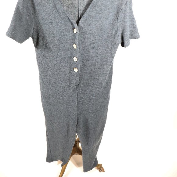 Knit jumpsuit with front buttons - Picture 2 of 6